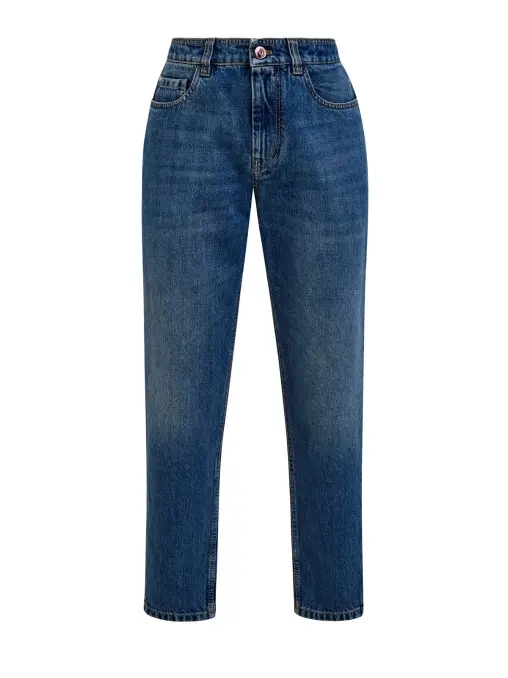 Джинсы хлопковые BRUNELLO CUCINELLI