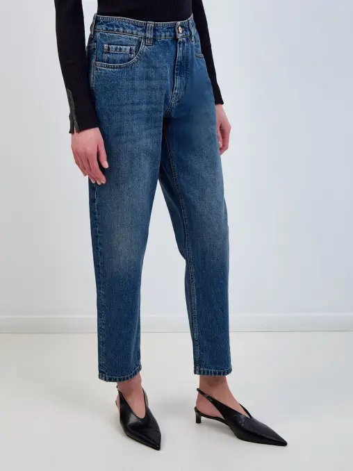 Джинсы хлопковые BRUNELLO CUCINELLI