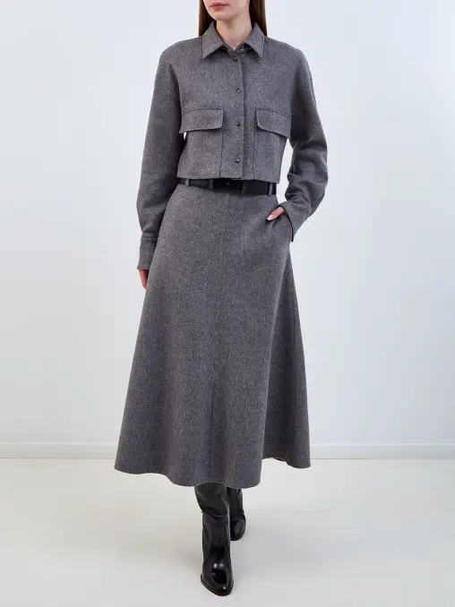 Юбка шерстяная BRUNELLO CUCINELLI