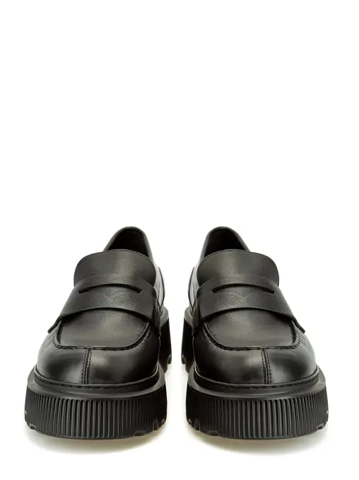 Лоферы кожаные SANTONI