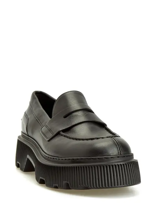 Лоферы кожаные SANTONI