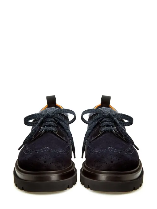 Ботинки замшевые SANTONI
