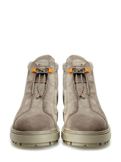 Ботинки замшевые SANTONI