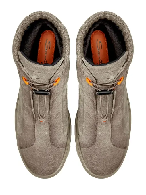 Ботинки замшевые SANTONI