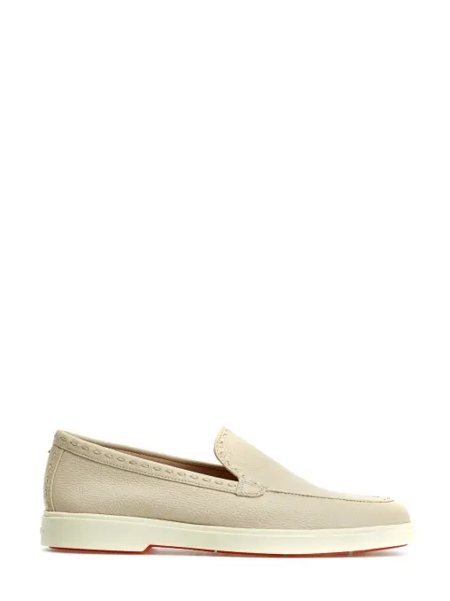 Лоферы кожаные SANTONI