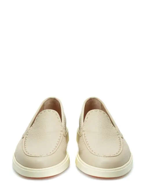 Лоферы кожаные SANTONI