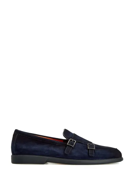 Лоферы замшевые SANTONI
