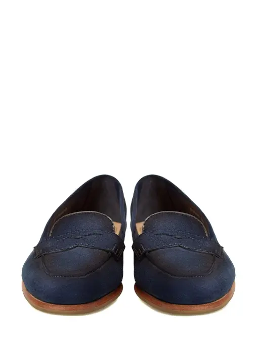 Лоферы замшевые SANTONI