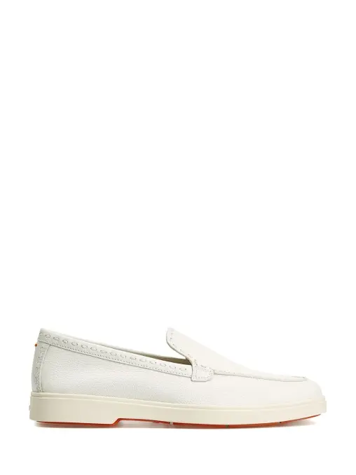 Лоферы кожаные SANTONI