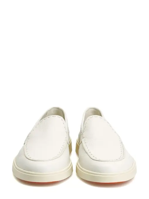 Лоферы кожаные SANTONI