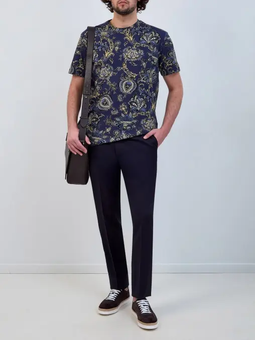 Брюки шерстяные ETRO
