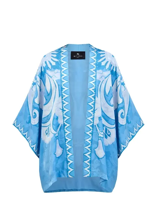 Накидка из вискозы и шелка ETRO