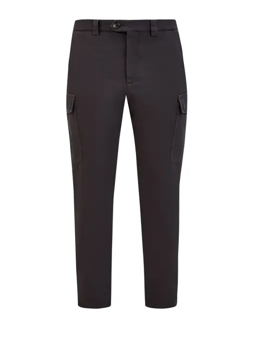 Брюки хлопковые BRUNELLO CUCINELLI