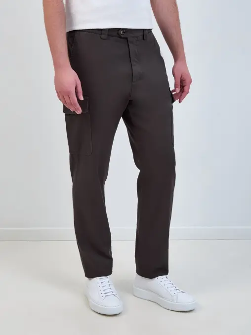 Брюки хлопковые BRUNELLO CUCINELLI