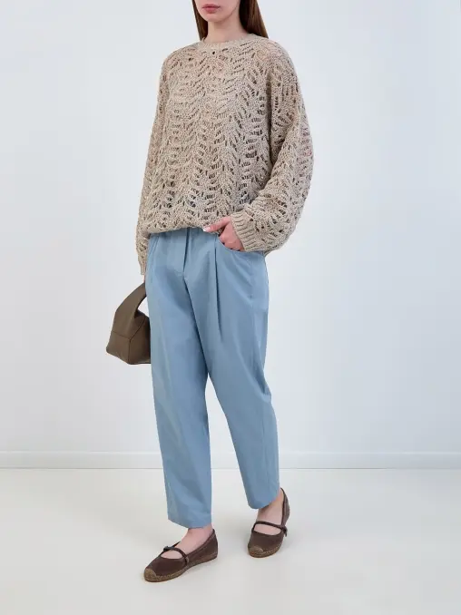 Брюки хлопковые BRUNELLO CUCINELLI