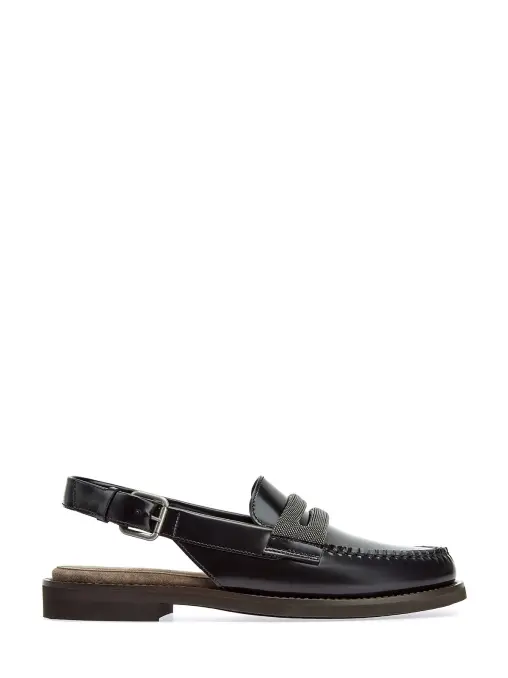 Лоферы кожаные BRUNELLO CUCINELLI