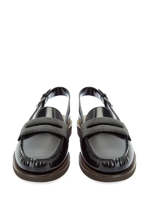 Лоферы кожаные BRUNELLO CUCINELLI