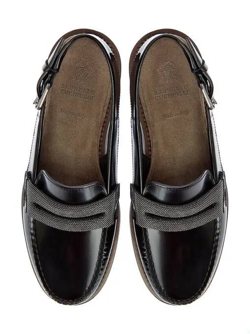 Лоферы кожаные BRUNELLO CUCINELLI