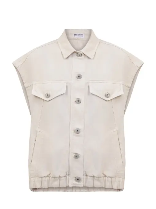 Жилет хлопковый BRUNELLO CUCINELLI