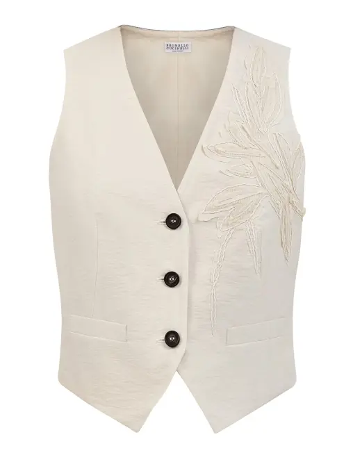 Жилет хлопковый BRUNELLO CUCINELLI