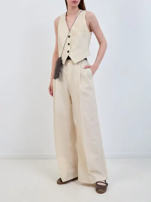 Жилет хлопковый BRUNELLO CUCINELLI