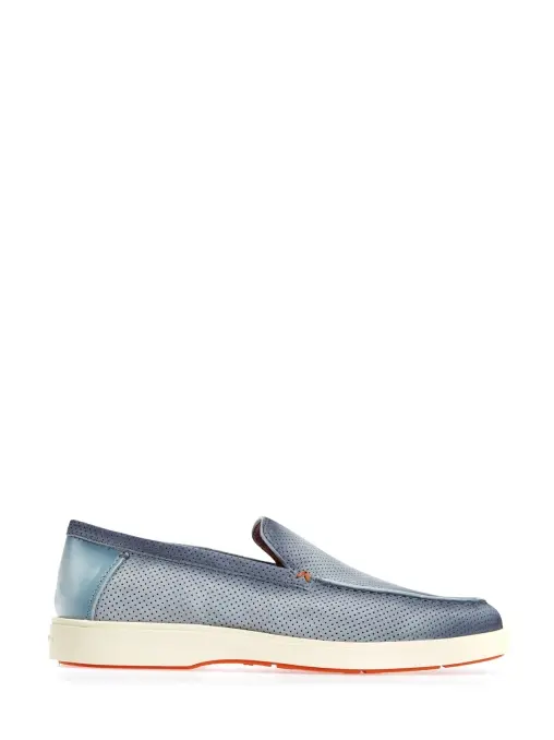 Лоферы замшевые SANTONI