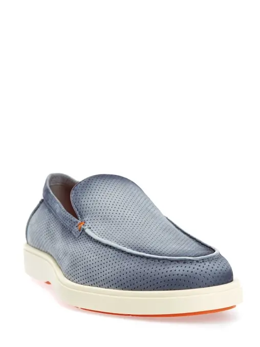 Лоферы замшевые SANTONI