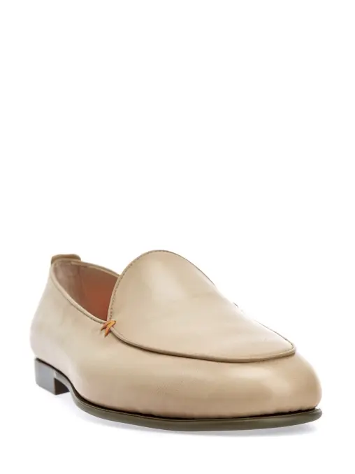 Лоферы замшевые SANTONI