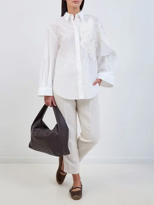 Рубашка хлопковая BRUNELLO CUCINELLI
