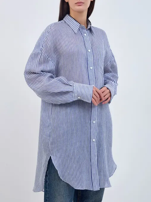 Рубашка льняная BRUNELLO CUCINELLI
