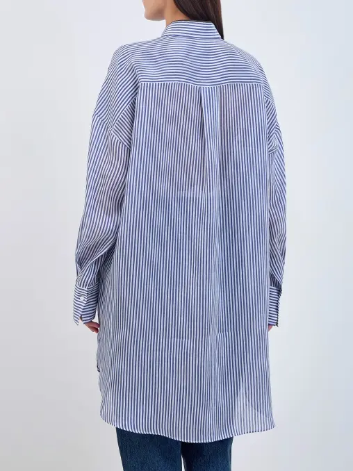 Рубашка льняная BRUNELLO CUCINELLI