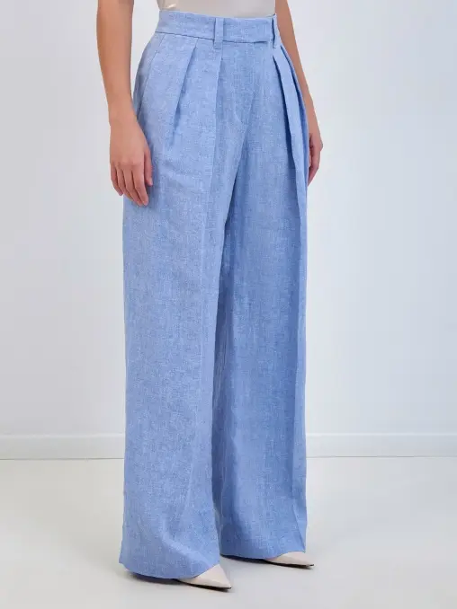 Брюки льняные BRUNELLO CUCINELLI