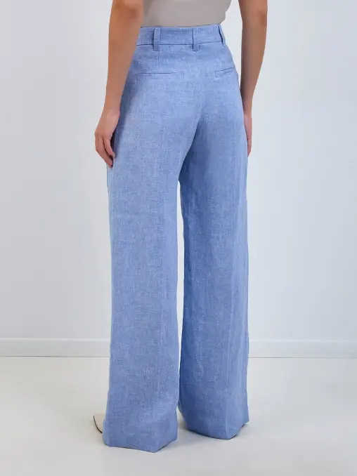 Брюки льняные BRUNELLO CUCINELLI