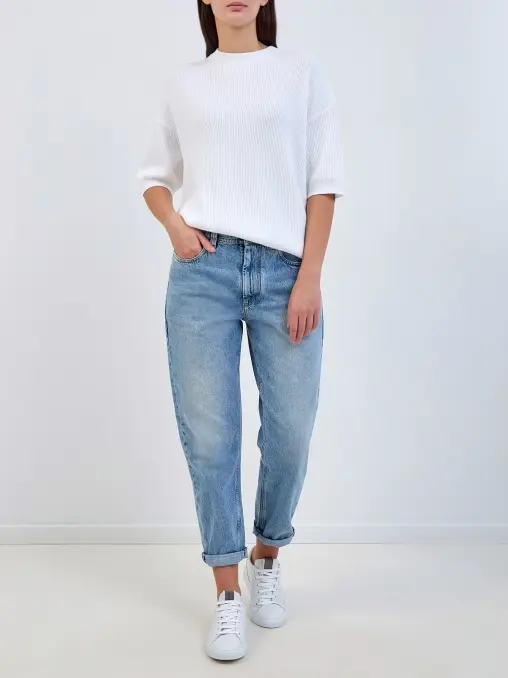 Джинсы хлопковые BRUNELLO CUCINELLI