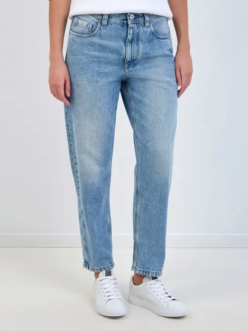Джинсы хлопковые BRUNELLO CUCINELLI