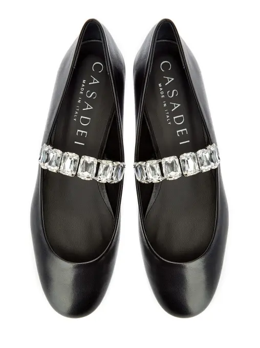 Балетки кожаные CASADEI