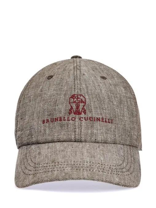 Бейсболка льняная BRUNELLO CUCINELLI