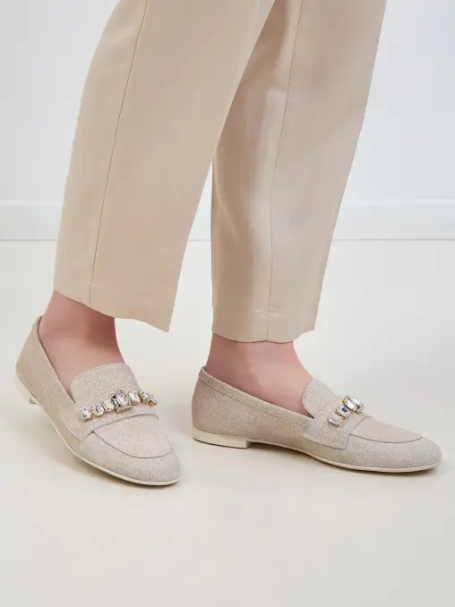 Лоферы кожаные CASADEI