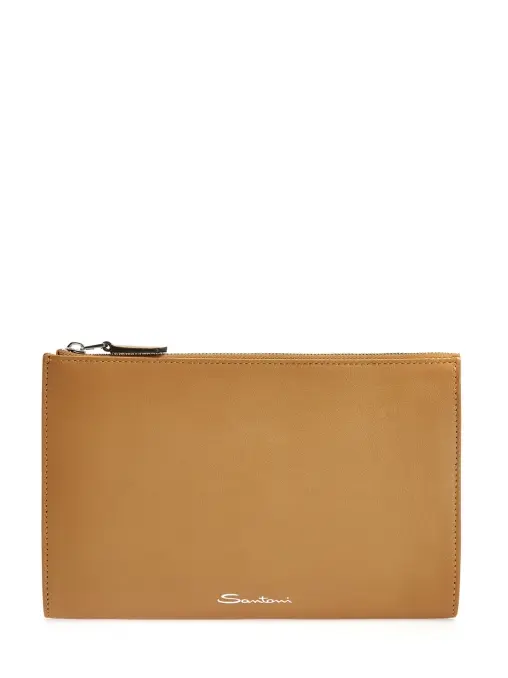Клатч кожаный SANTONI
