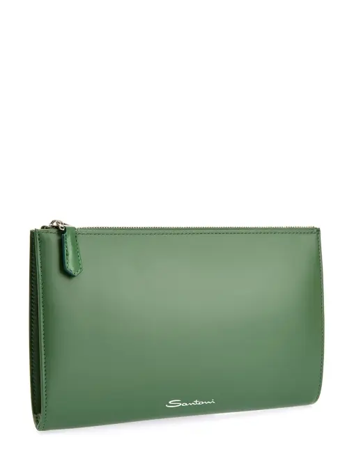 Клатч кожаный SANTONI