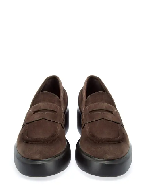 Лоферы замшевые SANTONI