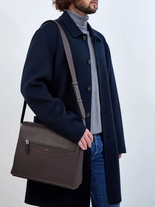 Сумка кожаная SANTONI