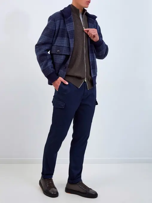Брюки хлопковые BRUNELLO CUCINELLI
