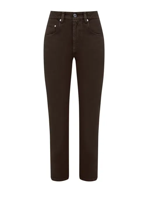 Джинсы хлопковые BRUNELLO CUCINELLI