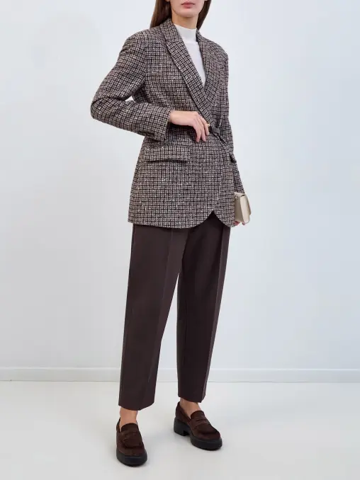 Брюки шерстяные BRUNELLO CUCINELLI