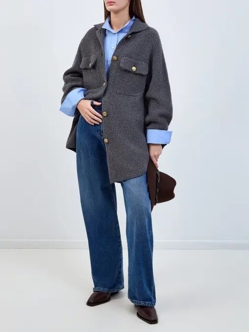 Джинсы хлопковые BRUNELLO CUCINELLI
