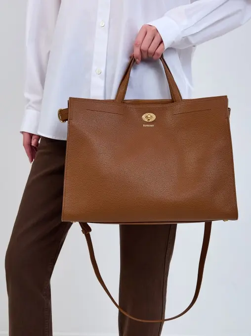 Сумка кожаная BURBERRY