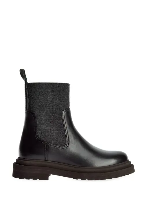 Ботинки кожаные BRUNELLO CUCINELLI