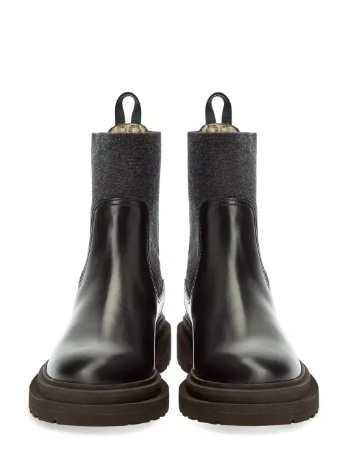 Ботинки кожаные BRUNELLO CUCINELLI