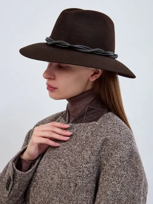 Шляпа фетровая BRUNELLO CUCINELLI